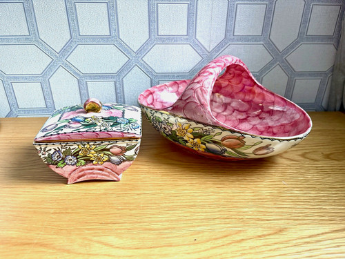 Vintage 50s maling pottery - 50s,