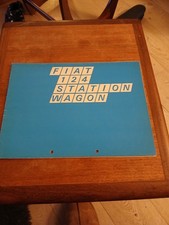 Fiat 124 Station Wagon Car Sales Brochure Leaflet Classic Car Memorabilia