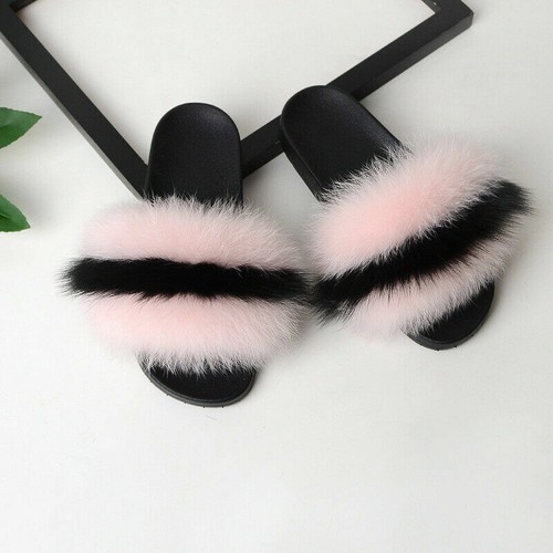 Fluffy sliders slippers - sliders, ladies