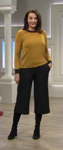 Qvc max faux suede gaucho - qvc,