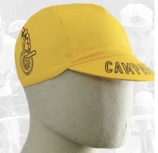 Vintage Style CAMPAGNOLO YELLOW Cotton Cycling Cycle Cap  casquette