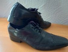 Gucinari Men's Black Leather