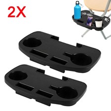 2x Clip On Side Table Tray for