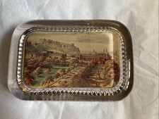 Antique Glass Desktop Advertising Paperweight Please Read Description