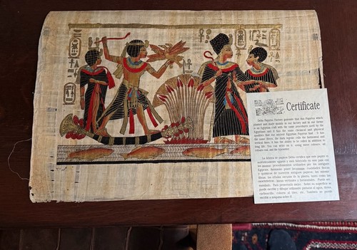 Vintage egyptian hand painted - vintage,