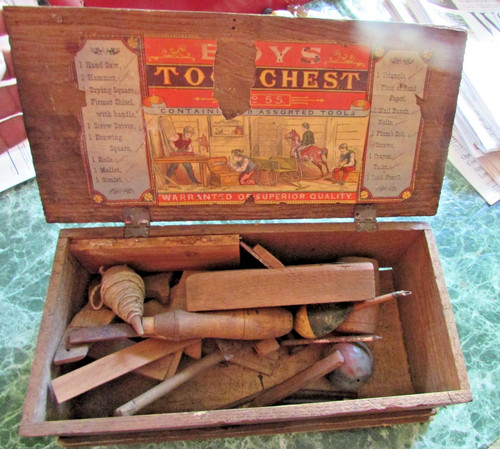 Child tool chest - tool, vintage