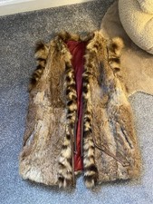 Vintage Real Animal Fur Gilet