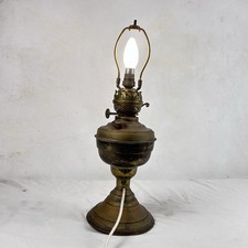 Vintage brass oil lamp