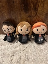 Hallmark itty Bitty Harry Potter, Ron Weasley, Hermione Granger 4 Inch Plush