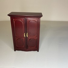 Miniature Mahogany Wardrobe