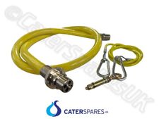 1/2" CATERHOSE COMMERCIAL CATERING YELLOW GAS HOSE FLEX 1.25 METER LONG LPG+NAT