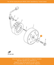YAMAHA Washer, Plate