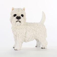 Westie Figurine Hand Painted