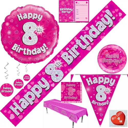 Pink 8th happy - &, birthday