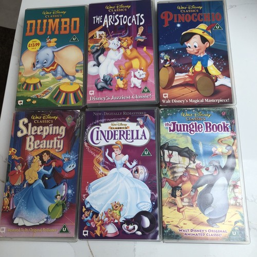 Disney classics vhs bundle - disney,