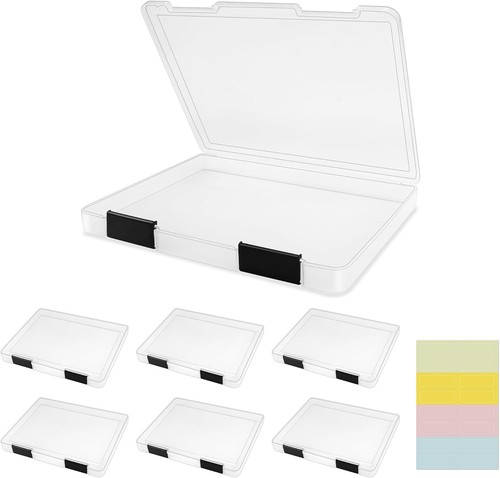 Clear plastic file storage - clear,