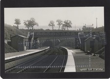Wood End Railway Station, Cumberland, RP Modern Reproduction Postcard :196
