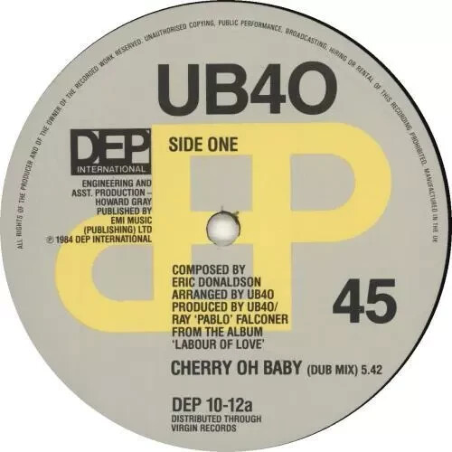 Ub40 cherry baby vinyl - ub40,