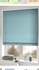 Roman Blind - Soft Turquoise