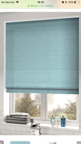 Roman blind soft turquoise - roman,