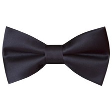Plain Pre Tied Navy Boys Bow