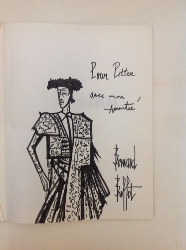 Bernard buffet felt drawing - buffet,