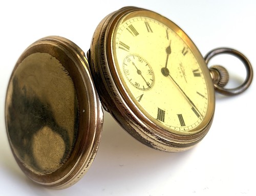 Antique gold plated waltham - gold,
