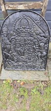 vintage Cast iron fire back