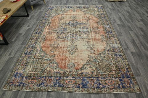 Red distressed area rug - red,
