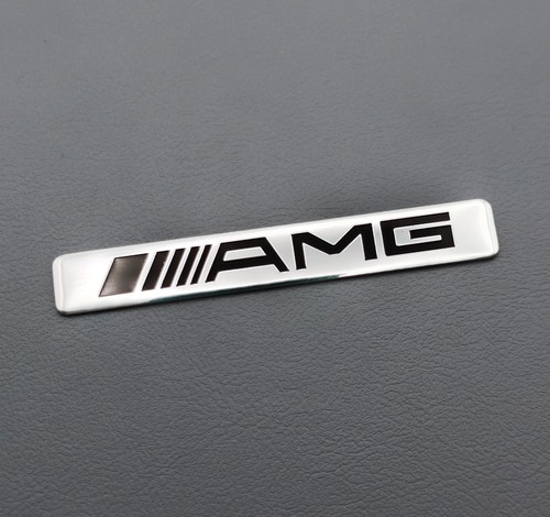 Silver amg alloy emblem self - silver,