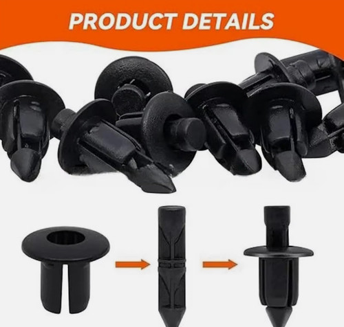 Bike fairing trim clips - trim,
