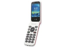 Doro Leva L20 4G big button mobile phone - red & white