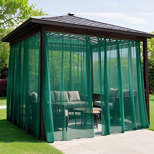 2pcs outdoor sheer curtain - 2pcs,