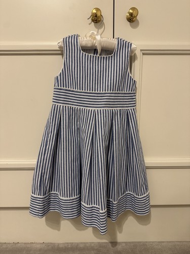 Rachel riley blue stripe dress - blue,