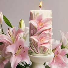Lily Flower candle