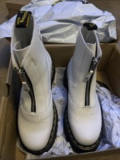 White Zip Up Doc Martin’s