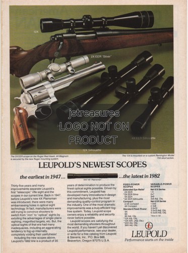 Leupold scopes vintage - leupold,