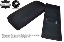 RED STITCHING LEATHER ARMREST