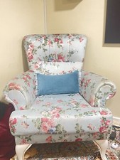 Classic floral sitting - , chair