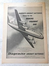 1957 Aircraft Advert DAGENITE