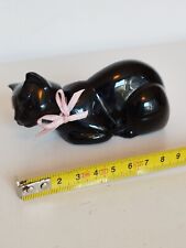 Avon Moonwind Empty Glass Eau De Cologne Bottle, Sitting Lucky Black Cat. Witch