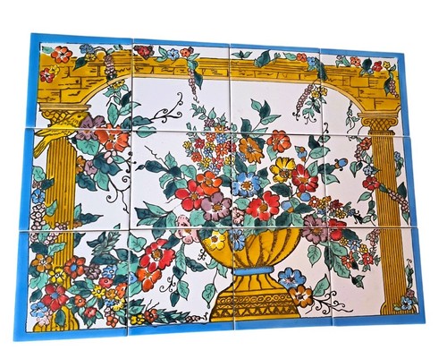 Hand painted ceramic spanish - hand-painted,