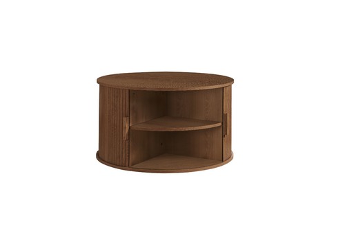 Axel round fluted coffee - round, table