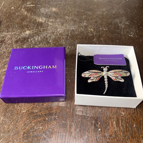 Dragonfly brooch enamelled - dragonfly,