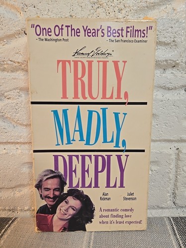 Truly madly deeply vhs buy - truly,, *buy