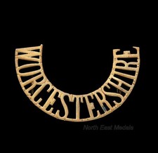 Worcestershire Regiment Shoulder Title Badge