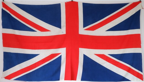 Large vintage union jack flag - vintage,