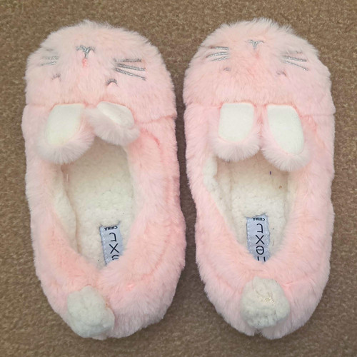 Next girls pink white faux - pink/white,