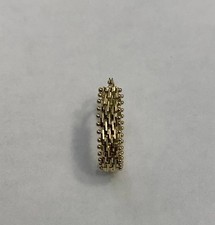 Vintage 14K Gold Hoop Watch Band Chain Link SINGLE Earring ONLY 1 One 2.5G Scrap