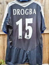 Chelsea Third 2005/06 Football Shirt Size XL Drogba #15 Umbro